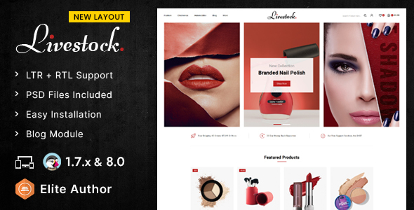 LiveStock - Prestashop 1.7 & 8.x Responsive Theme icon