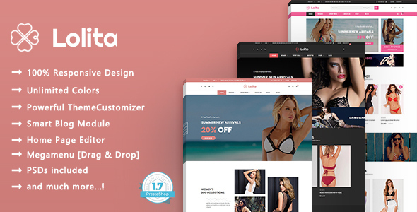 Lolita - Lingerie & Bikini PrestaShop Theme icon