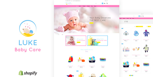 Luke - Toys Store, Baby Shopify Theme icon