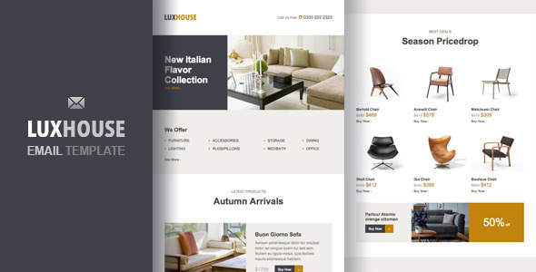 LuxHouse – eCommerce Email Template icon