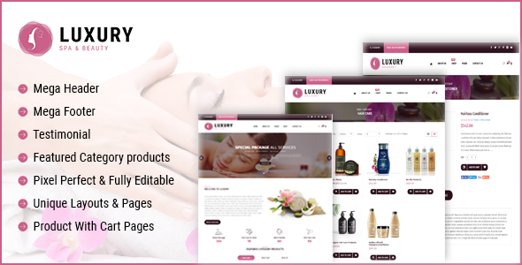 Luxury Spa Beauty OpenCart Theme icon