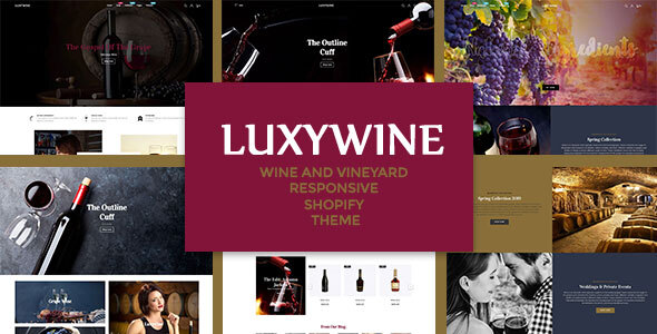 Luxywine - Wine & Vineyard Responsive Shopify Theme icon