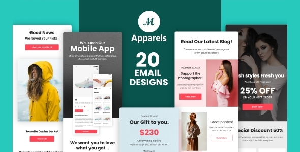 M Apparels Ecommerce Eamil Templates icon