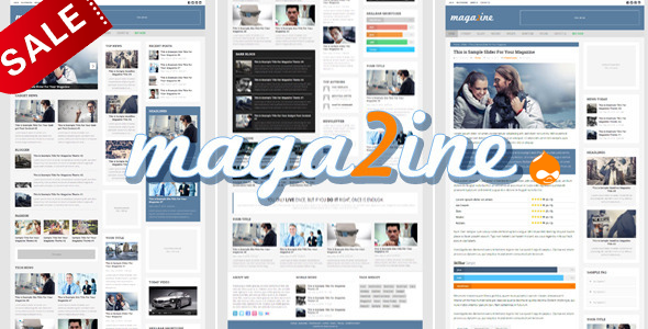 M2 - Modern Magazine Drupal 7.6 Theme icon