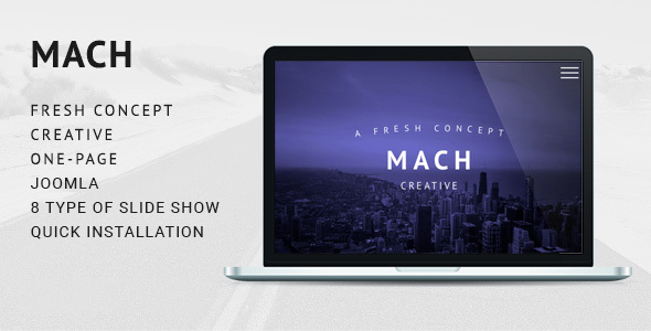 MACH - Fresh Concept One Page Creative Joomla Theme icon