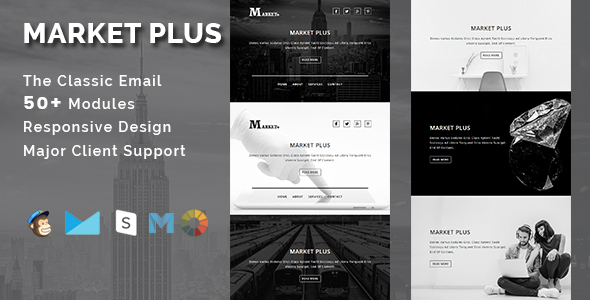 MARKET PLUS - Multipurpose Responsive Email Template icon