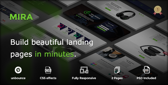 MIRA - Marketing Multipurpose Unbounce Landing Page icon