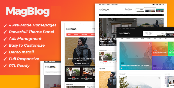 MagBlog - News & Editorial Magazine Drupal Theme icon