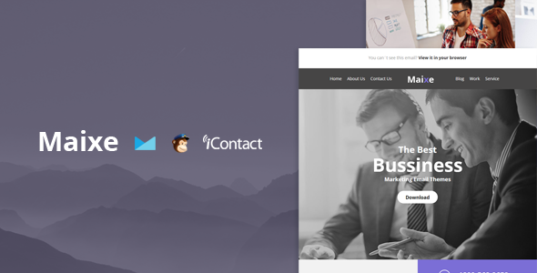 Maixe Mail- Responsive E-mail Template + Online Access icon
