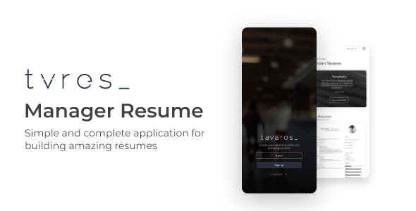 Manager Resume - App