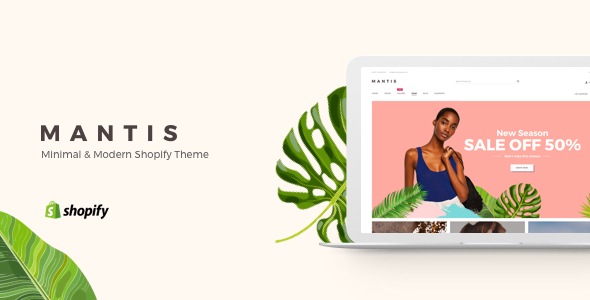 Mantis - Minimal & Modern Shopify Theme icon
