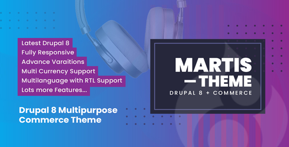 Martis Drupal 9 Multipurpose Commerce Theme icon