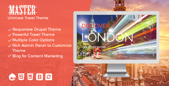Master - Ultimate Travel Theme for Drupal icon