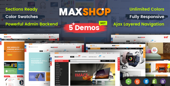 MaxShop - Advanced Multipurpose Shopify Sections Theme icon
