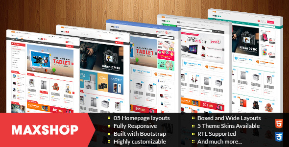 Maxshop - Multipurpose Responsive Prestashop Theme icon
