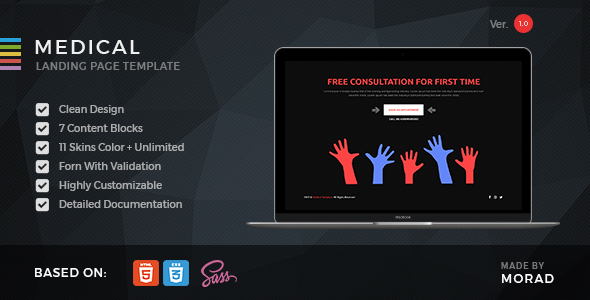 Medical - HTML Landing Page icon