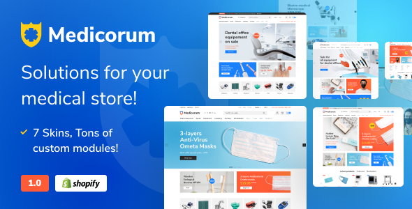 Medicorum - Shopify Template for Medical Stores icon