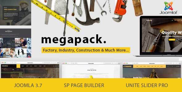 Mega Pack - Factory, Industry, Construction Joomla Template icon
