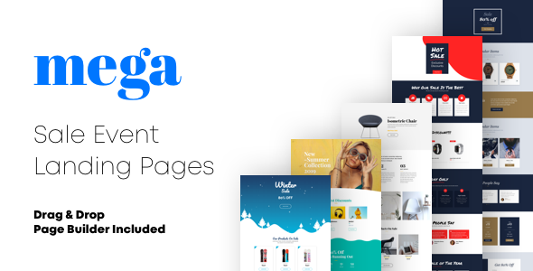 Mega - Sale Event Landing Pages with Page Builder icon