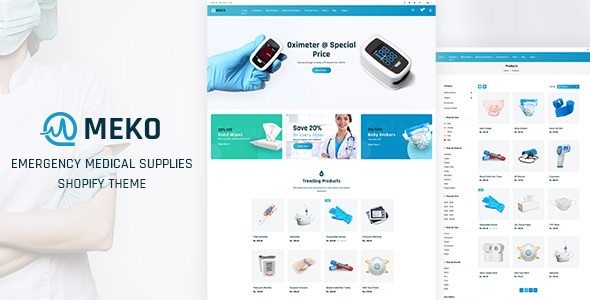 Meko - Medical Store Shopify Theme icon