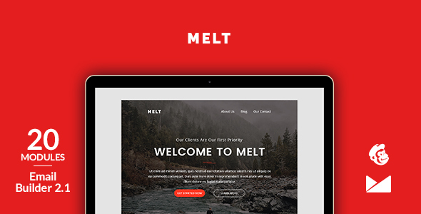 Melt Email Template + Online Emailbuilder 2.1 icon