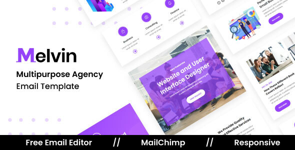 Melvin Agency - Multipurpose Responsive Email Template icon