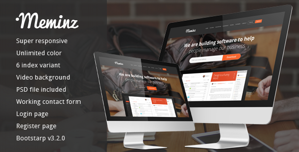 Meminz Download Software Landing Page icon