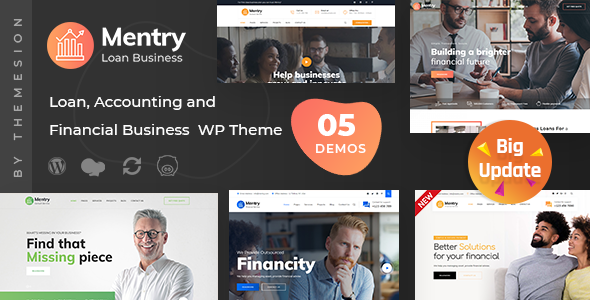 Mentry - Loan and Financial WordPress Theme icon