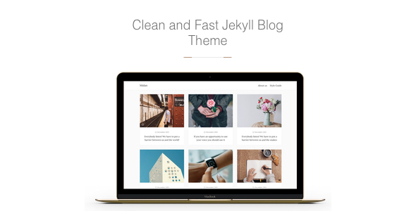 Midan - Clean and Fast Jekyll Blog Theme icon