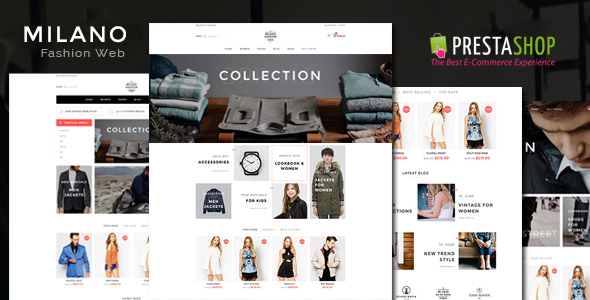 Milano Responsive Prestashop 1.7, 1.6 Theme icon