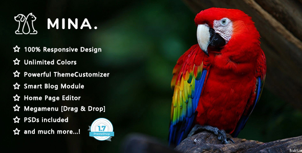 Mina - Pet Shop PrestaShop Theme icon