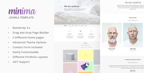 Minima - Creative & Professional Joomla Template icon