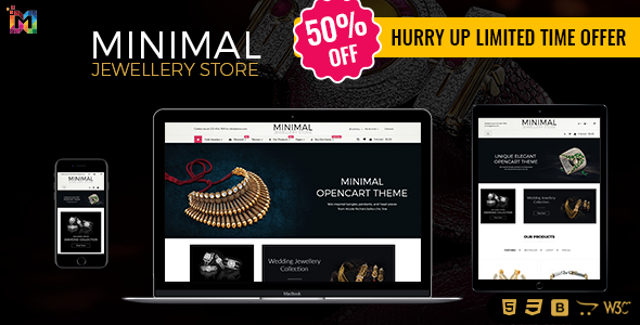 Minimal - Jewelry Responsive OpenCart Theme icon