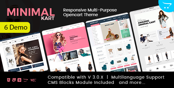 Minimal - Multi-purpose Responsive Opencart 3 Theme icon