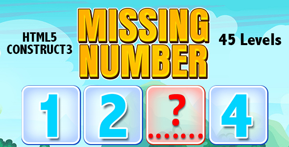 Missing Number Game (Construct 3 | C3P | HTML5) Math Game icon