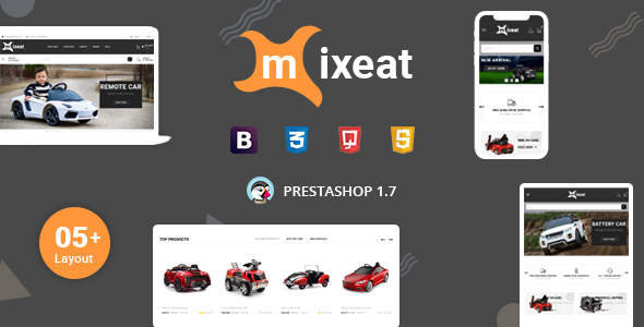Mixeat - Ecars & Escooter Prestashop 1.7 & 8.x Responsive Theme icon
