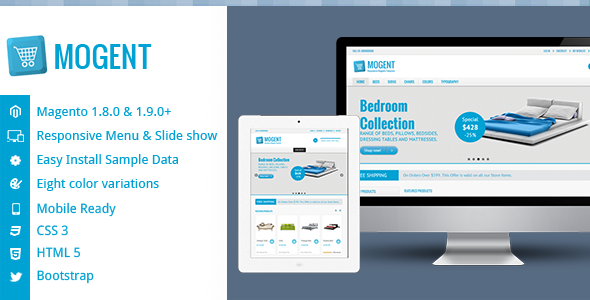 Mogent: Mobile ready Magento template icon