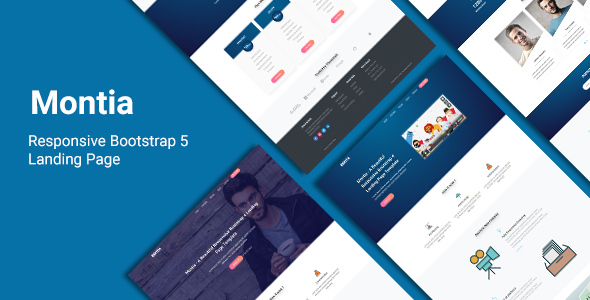 Montia - Landing Page Template icon