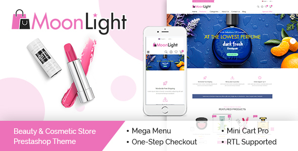 MoonLight - Modern Responsive PrestaShop 1.7 Cosmetics Theme icon