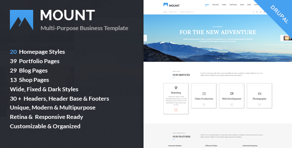 Mount – Multi-purpose Business Drupal Theme icon