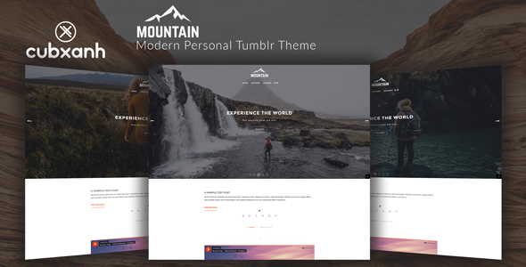 Mountain - Modern Personal Tumblr Theme icon