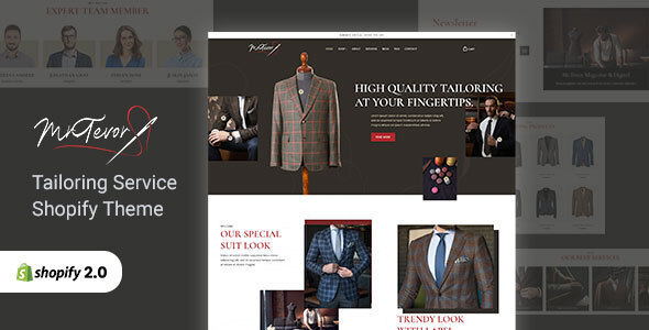 MrTevor - Blazer Clothing and Fashion Shopify Theme icon