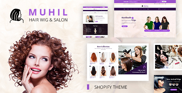Muhil | Hair Salon, Extension & Hairdresser Shopify Theme icon