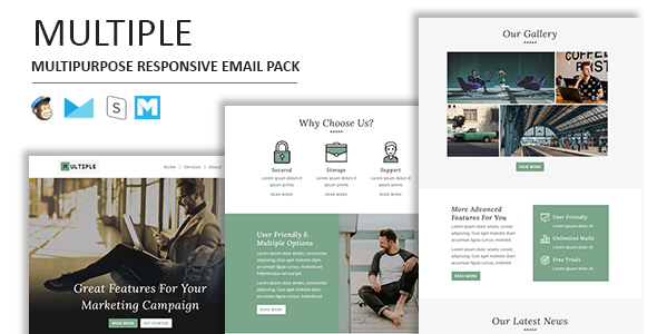 Multiple Responsive Email Template icon