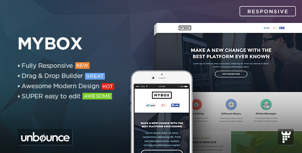 MyBox - Agnecy Unbounce Landing Page Template icon