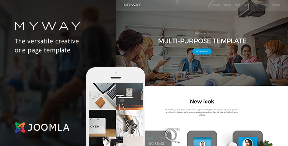 Myway - Joomla Responsive Onepage Template icon