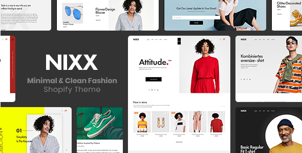 NIXX – Minimal & Clean Fashion Shopify Theme