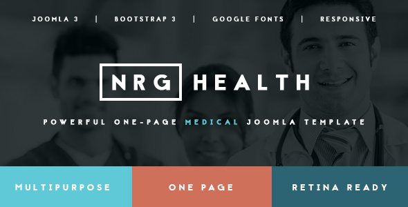 NRGhealth - Trendy Medical & Healthcare Template icon
