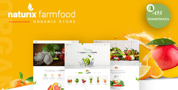 Naturix - Organic Responsive Shopify Theme (Sections Ready) icon