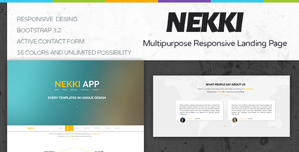 Nekki Creative HTML Template icon